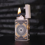 Retro mechanical design kerosene lighter full metal body