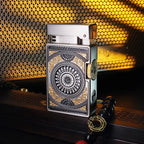Retro mechanical design kerosene lighter full metal body