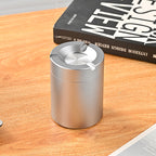 High-grade aluminum alloy mechanical design metal ashtray, desktop style