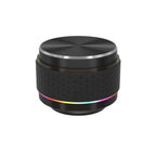 Bone conduction speaker with RGB light, magnetic/suction cup, mini portable, white